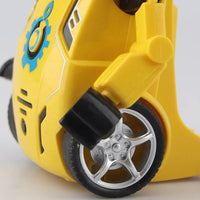 HKM-044883 Friction-Powered Cartoon Robot Toy for Kids - Educational Humanoid Robotics Kit