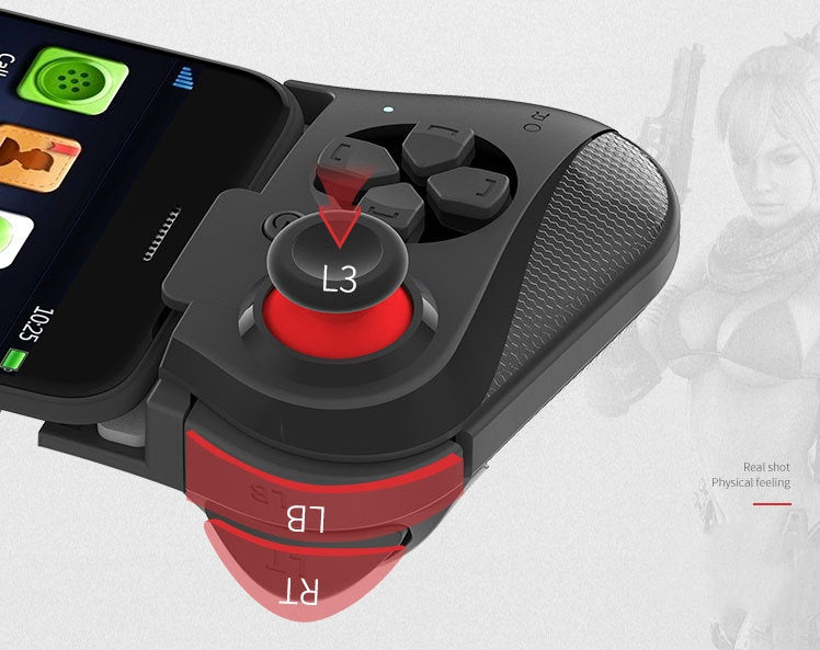 HKM-044947 Wireless Bluetooth Gamepad for Mobile Gaming with Ergonomic Design and Long Battery Life