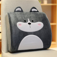 HKM-045203 Cartoon Animal Waist Pillow in Multiple Designs - Plush, 35x32cm