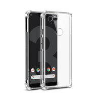 HKM-045331 Transparent Drop-Proof Soft Silicone Case for Google Pixel 4A, 4, 4XL, 3A, 3A XL, 3, 3XL, 2, 2XL, Pixel XL