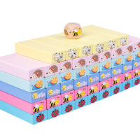 HKM-045651 Colorful Wooden Stacking Blocks Tumbling Tower Game for Kids 3+