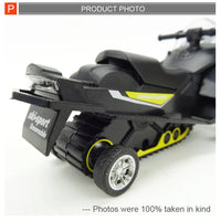 HKM-045715 1:32 Diecast Snowmobile Alloy Model Car with Light and Sound for Kids