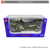 HKM-045715 1:32 Diecast Snowmobile Alloy Model Car with Light and Sound for Kids