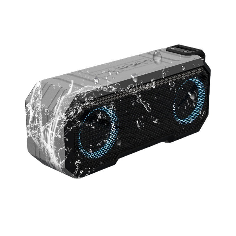KTX-045779 Colorful Waterproof Outdoor Wireless Speaker with Dual 8W Speakers and Built-in Power Bank