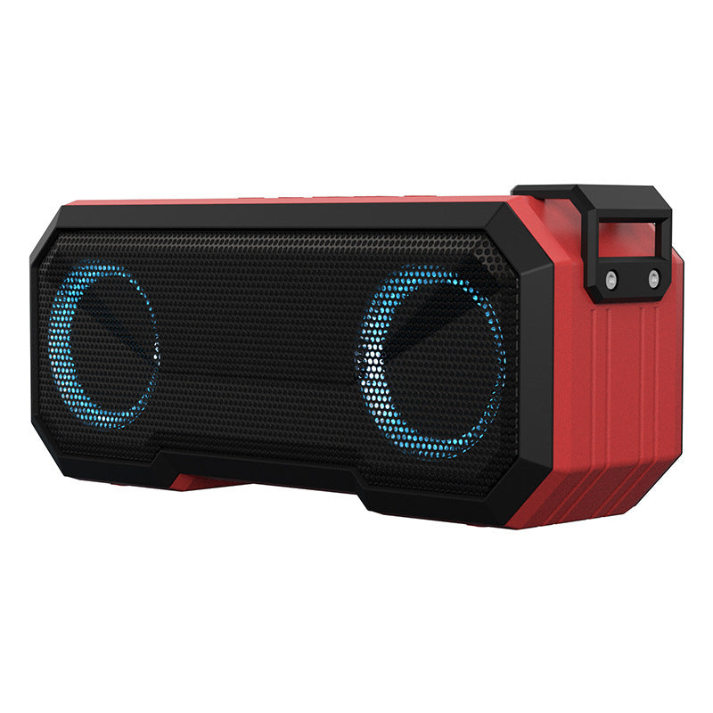 KTX-045779 Colorful Waterproof Outdoor Wireless Speaker with Dual 8W Speakers and Built-in Power Bank