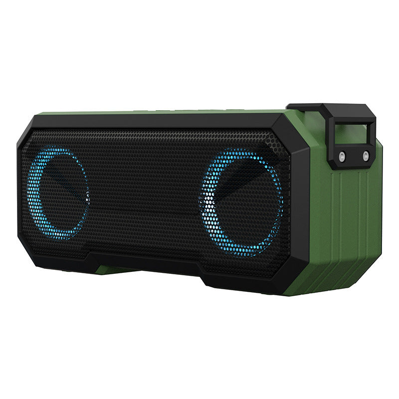 KTX-045779 Colorful Waterproof Outdoor Wireless Speaker with Dual 8W Speakers and Built-in Power Bank