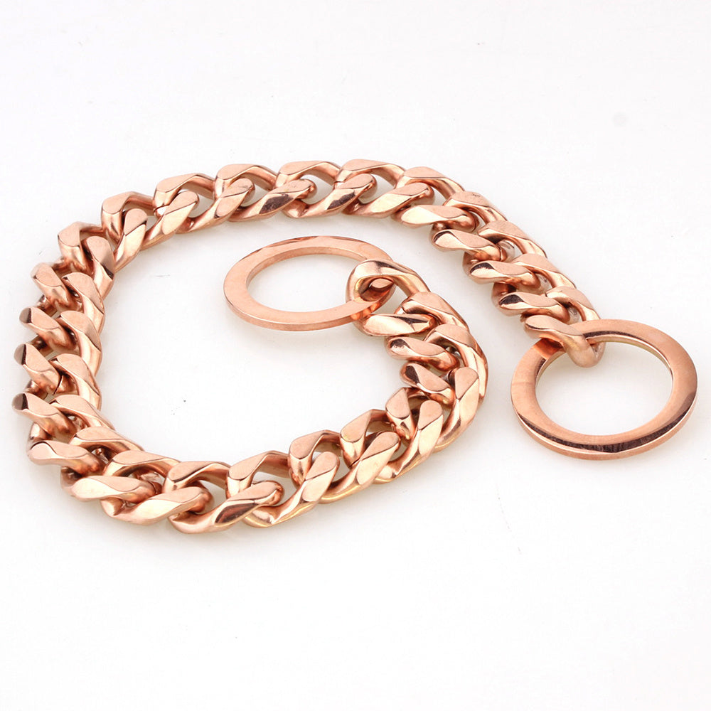 HKM-045779 Titanium Steel Stainless Steel Two-tone Polished Gold Collar