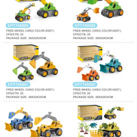 HKM-046035 Diecast Engineering Crane Truck Model for Kids - 1:50 Scale Metal Toy Vehicle