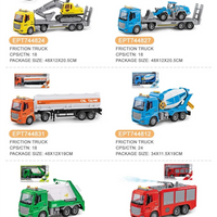 HKM-046035 Diecast Engineering Crane Truck Model for Kids - 1:50 Scale Metal Toy Vehicle