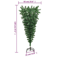 HKM-046035 Upside Down Artificial Christmas Tree with Steel Stand - 120 cm Height