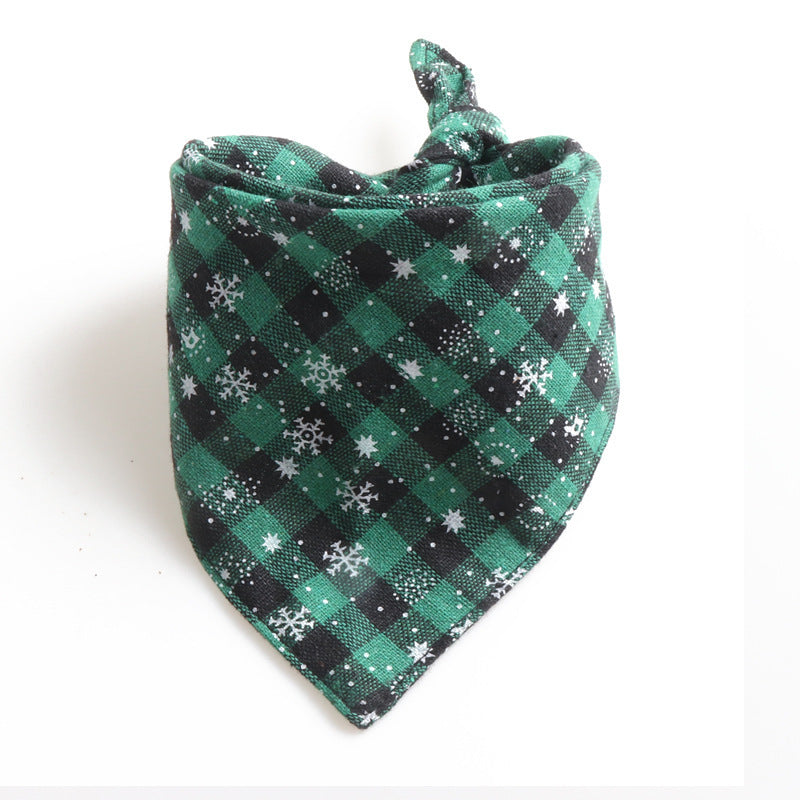 HKM-046227 Triangle Scarf Pet Bandage Collar - Soft Cloth Bib, Multiple Colors Available