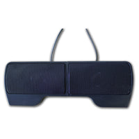 HKM-046291 Compact Clip-on Mini USB Desktop Speakers - Black Gift Speaker