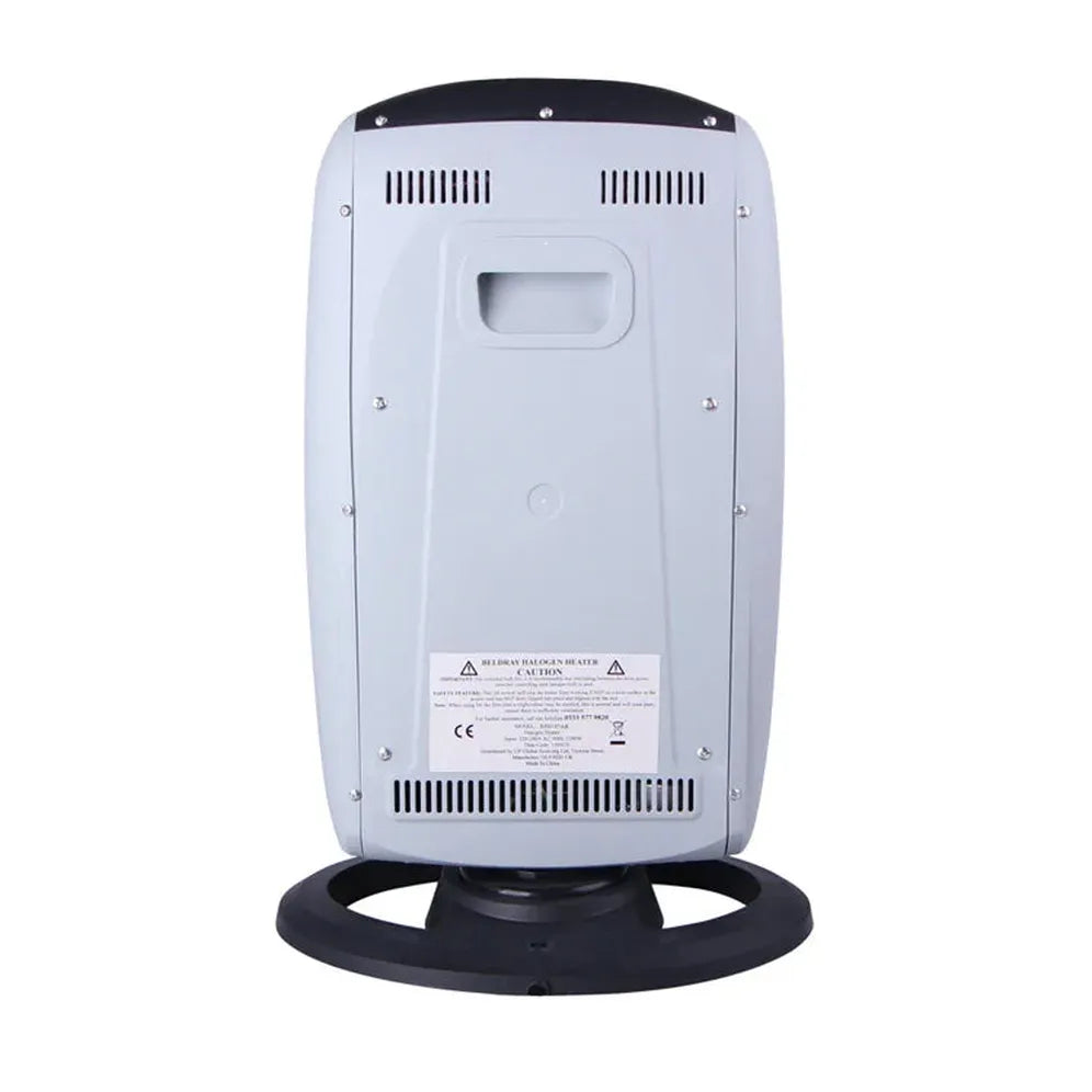 KTX-046419 1200W Electric Halogen Heater with 3 Adjustable Heating Levels and Remote Control