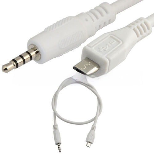 HKM-046419 USB to 3.5mm Male Audio Adapter Cable for Cellphones - Copper Core Sound Cable