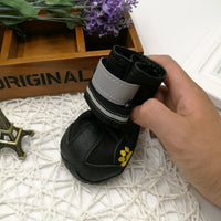 HKM-046547 Waterproof Dog Shoes with Non-Slip Sole and Adjustable Strap for All Weather Conditions