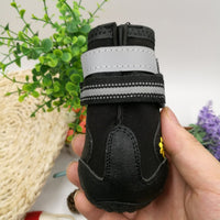 HKM-046547 Waterproof Dog Shoes with Non-Slip Sole and Adjustable Strap for All Weather Conditions