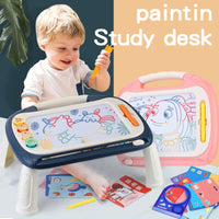 HKM-046803 Erasable Magnetic Drawing Board Table for Children - Creative Art and Learning Toy