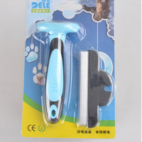 HKM-046931 Pet Hair Removal Comb for Long Hair Pets - Effective Dead Hair and Fuzzy Hair Remover