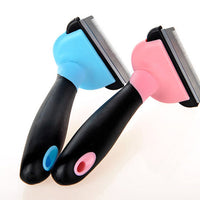 HKM-046931 Pet Hair Removal Comb for Long Hair Pets - Effective Dead Hair and Fuzzy Hair Remover