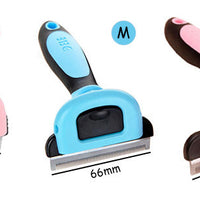 HKM-046931 Pet Hair Removal Comb for Long Hair Pets - Effective Dead Hair and Fuzzy Hair Remover