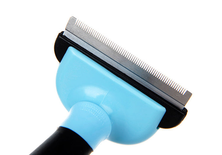 HKM-046931 Pet Hair Removal Comb for Long Hair Pets - Effective Dead Hair and Fuzzy Hair Remover