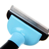 HKM-046931 Pet Hair Removal Comb for Long Hair Pets - Effective Dead Hair and Fuzzy Hair Remover