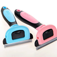 HKM-046931 Pet Hair Removal Comb for Long Hair Pets - Effective Dead Hair and Fuzzy Hair Remover
