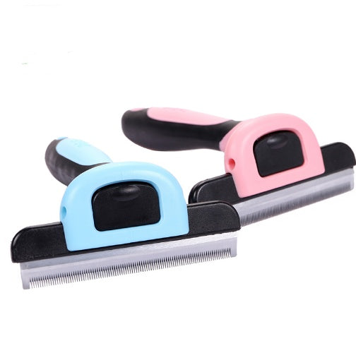 HKM-046931 Pet Hair Removal Comb for Long Hair Pets - Effective Dead Hair and Fuzzy Hair Remover