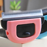 HKM-046931 Pet Hair Removal Comb for Long Hair Pets - Effective Dead Hair and Fuzzy Hair Remover