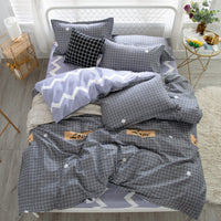 HKM-046995 Three-Piece Aloe Cotton and Polyester Bedding Set for 1.2m to 2.0m Beds