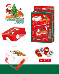 HKM-047059 Christmas Themed Children's Educational Mini Projector Toy for Various Age Groups