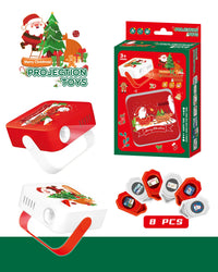 HKM-047059 Christmas Themed Children's Educational Mini Projector Toy for Various Age Groups