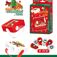 HKM-047059 Christmas Themed Children's Educational Mini Projector Toy for Various Age Groups