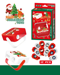 HKM-047059 Christmas Themed Children's Educational Mini Projector Toy for Various Age Groups
