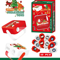 HKM-047059 Christmas Themed Children's Educational Mini Projector Toy for Various Age Groups