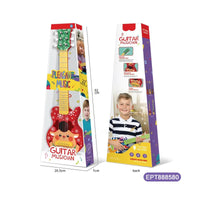 HKM-047187 Musical Toy Guitar for Kids - 18' Ukulele with 8 Scales and Battery Operated Features