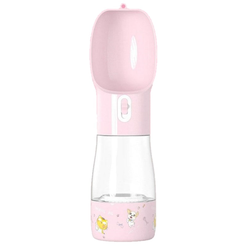 HKM-047251 Portable Pet Food and Water Cup for Dogs - 258ML Water & 200ML Food Capacity