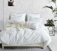 HKM-047379 Three-Piece Printed Bedding Set in Various Sizes - Soft Polyester Cotton Home Textile