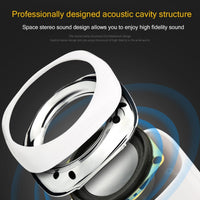 HKM-047443 Mini Desktop Audio Speakers with Bass and Stereo Sound, 3.5mm Universal Connection, ABS Material