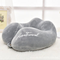 HKM-047507 U-Shaped Travel Neck Pillow - Comfortable Support for Plane Journeys
