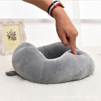 HKM-047507 U-Shaped Travel Neck Pillow - Comfortable Support for Plane Journeys
