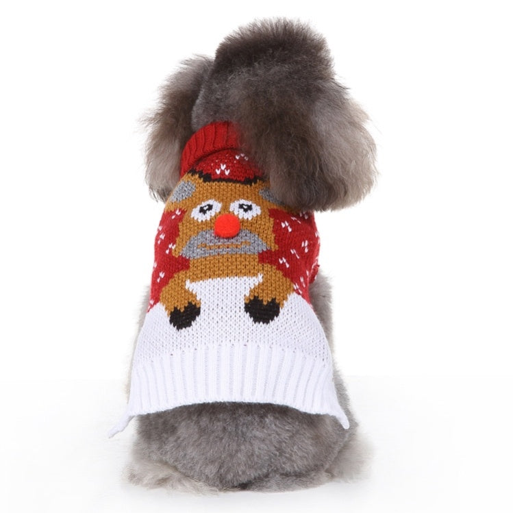 HKM-047635 Winter Warm Dog Sweater with Skull Design - Sizes S to XXL