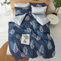 HKM-047699 Aloe Floral Cotton Polyester Bedding Set - Four-Piece for 2.0m Bed