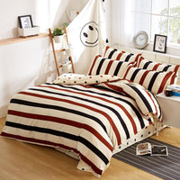 HKM-047699 Aloe Floral Cotton Polyester Bedding Set - Four-Piece for 2.0m Bed
