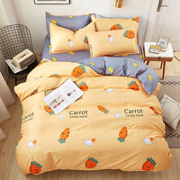 HKM-047699 Aloe Floral Cotton Polyester Bedding Set - Four-Piece for 2.0m Bed