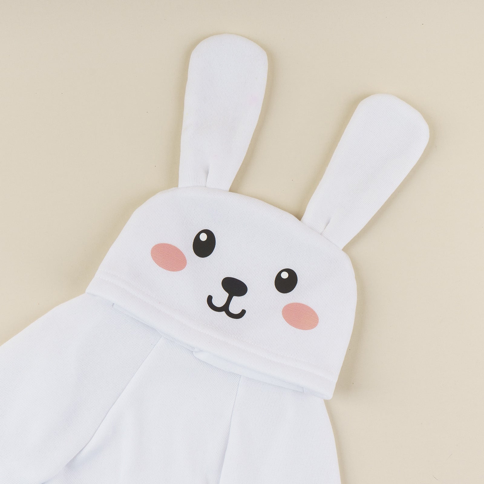 HKM-047891 Rabbit Shaped Sweater for Pets in White - Cartoon Style, Available in Multiple Sizes