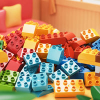 HKM-047955 Eco-Friendly Classic Big Building Blocks Set for Kids - 120-130 Pieces Assembly Toy