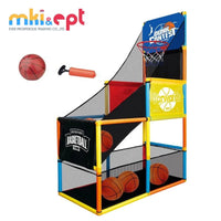HKM-048019 Single Basket Shooting Training Game for Kids - Indoor/Outdoor Basketball Hoop Toy with Ball