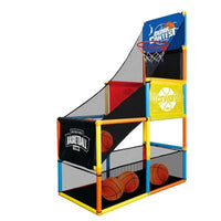 HKM-048019 Single Basket Shooting Training Game for Kids - Indoor/Outdoor Basketball Hoop Toy with Ball