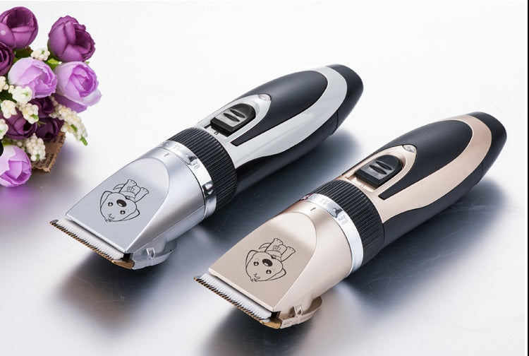 HKM-048083 Pet Grooming Clippers with Titanium Ceramic Blade - USB Rechargeable Dog and Cat Trimmer